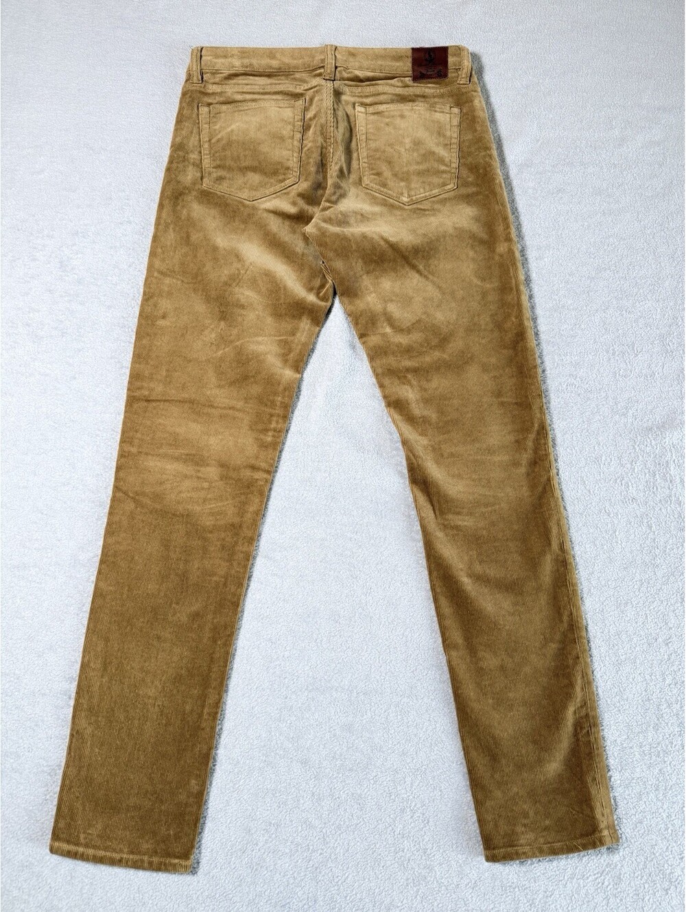 Lauren Ralph Lauren Sports Pants Mens Size 10 Brown Corduroy Straight Dress - Picture 2 of 8